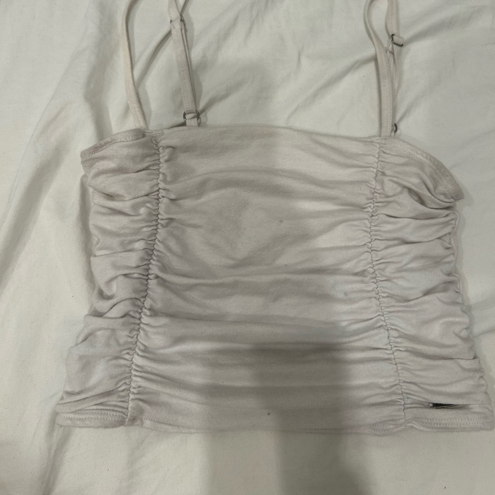 White Crop Top